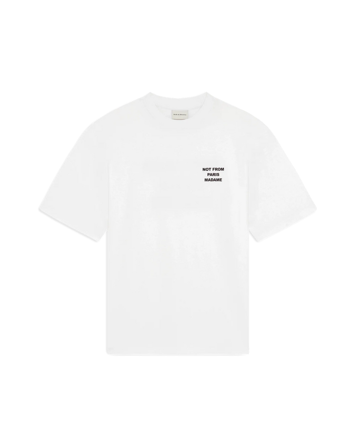 DRÔLE DE MONSIEUR T-SHIRT SLOGAN BLANC