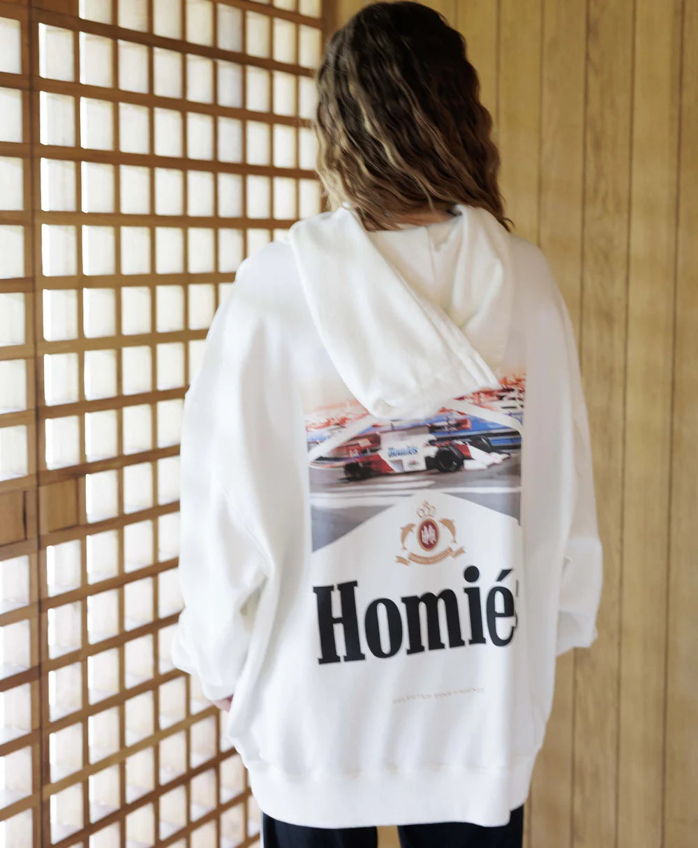 RACING LIMITED HOODIE VINTAGE WHITE