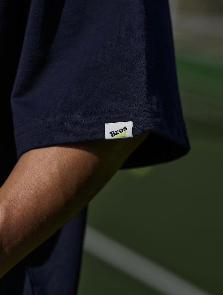 BROSHOOD TENNIS SS26 TEE NAVY