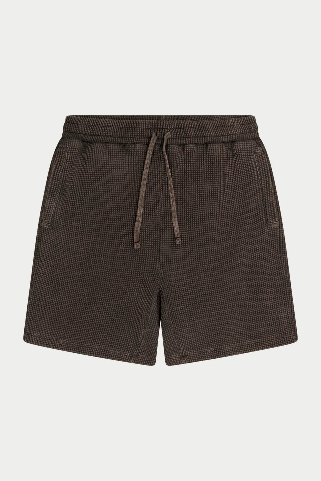 WAFFLE SHORTS BROWN
