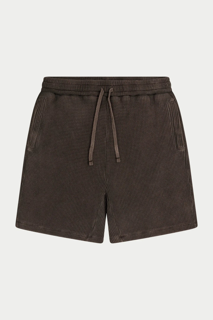 WAFFLE SHORTS BROWN