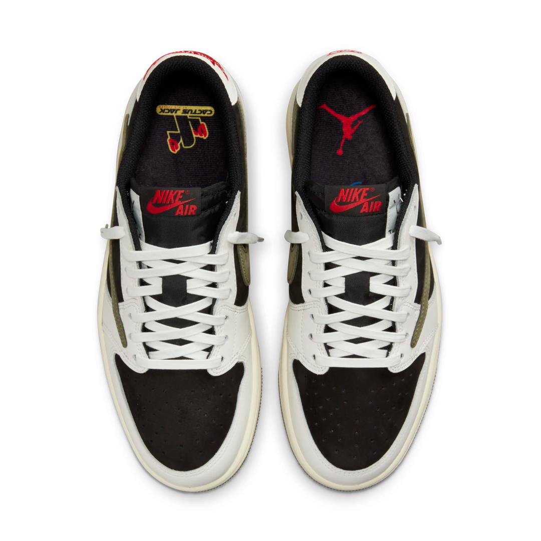 Women's Air Jordan 1 Low x Travis Scott Olive