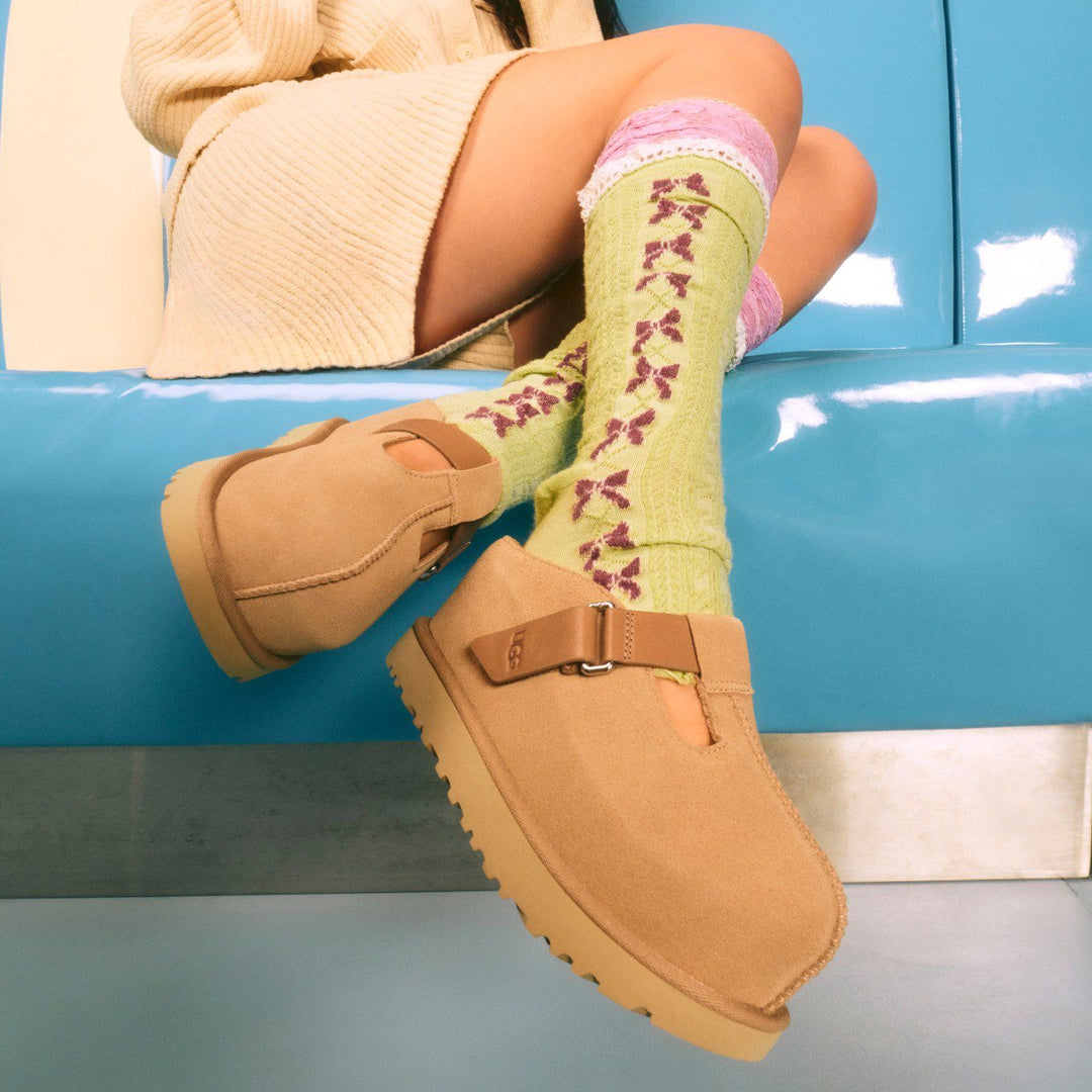 כפכף פלטפורמה גולדנסטאר היי קלוג UGG