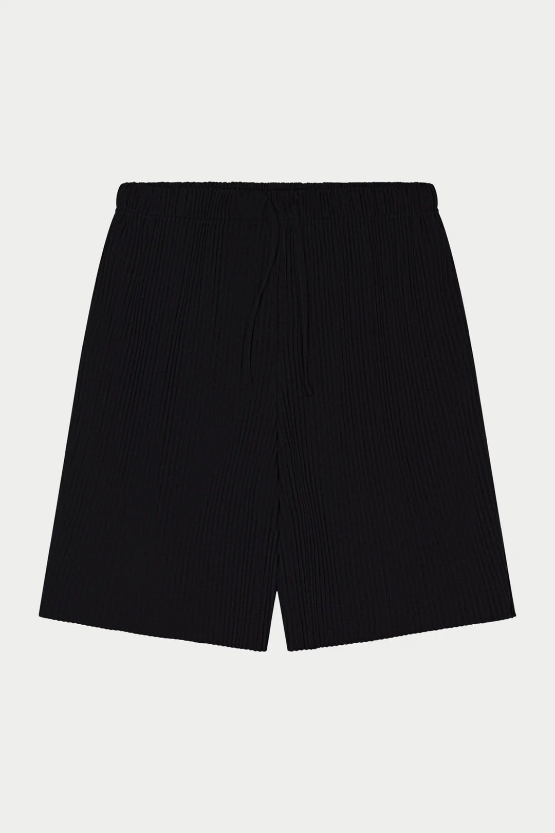 PLISSE SHORTS BLACK