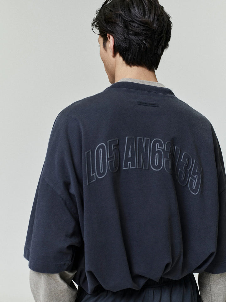 ESSENTIALS Los Angeles 90s Tee Vintage Black