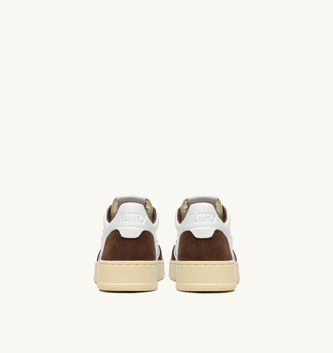 AUTRY SNEAKERS MEDALIST LOW SNEAKERS IN WHITE LEATHER AND TUNDRA SUEDE AULM - FT05