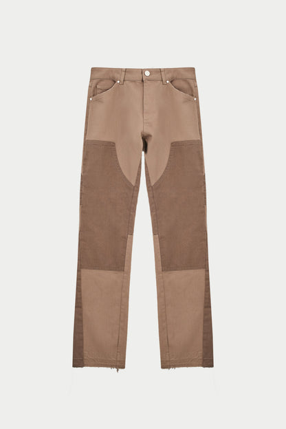 CANVAS CARPENTER TROUSER BROWN