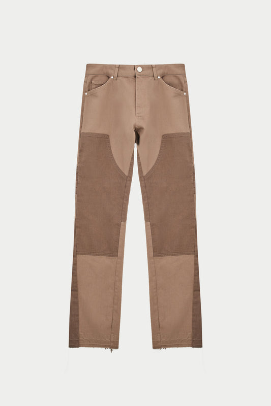 CANVAS CARPENTER TROUSER BROWN