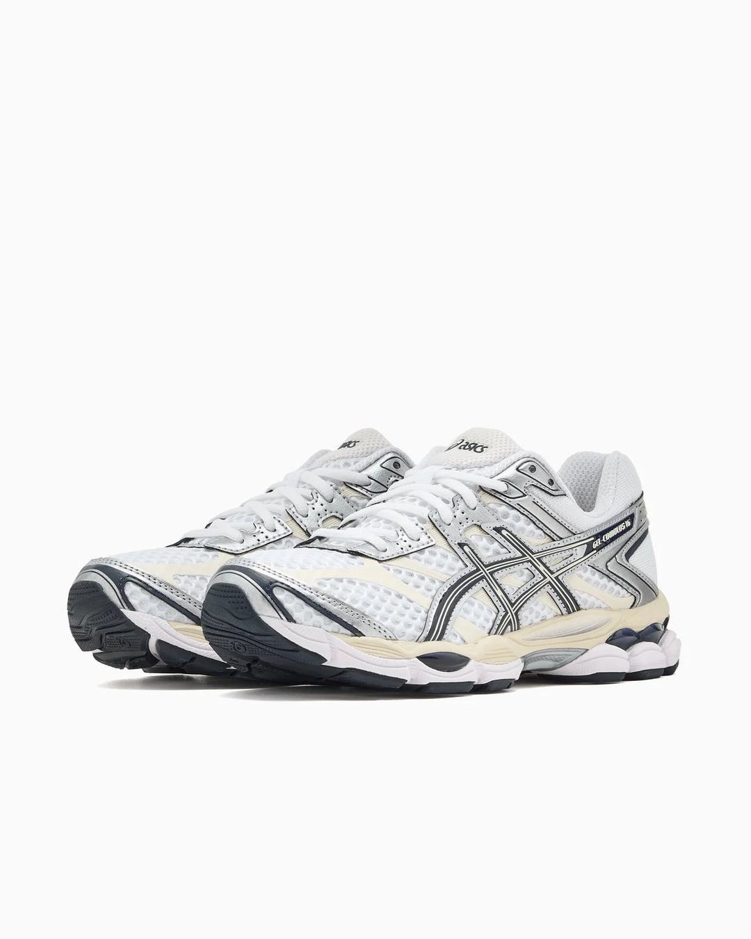 ASICS GEL CUMULUS 16 WHITE MIDNIGHT SNEAKERS