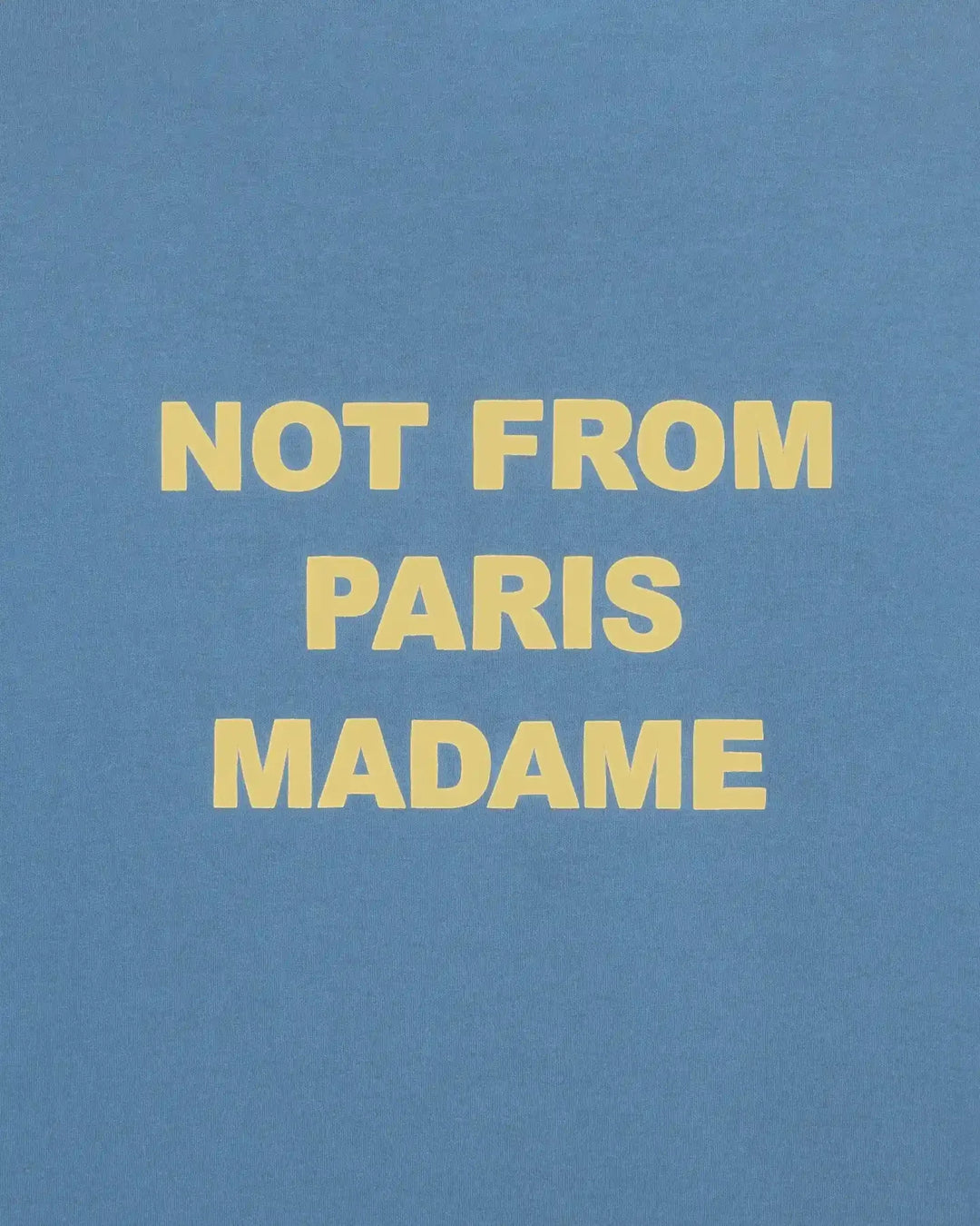 DRÔLE DE MONSIEUR T-SHIRT SLOGAN BLUE