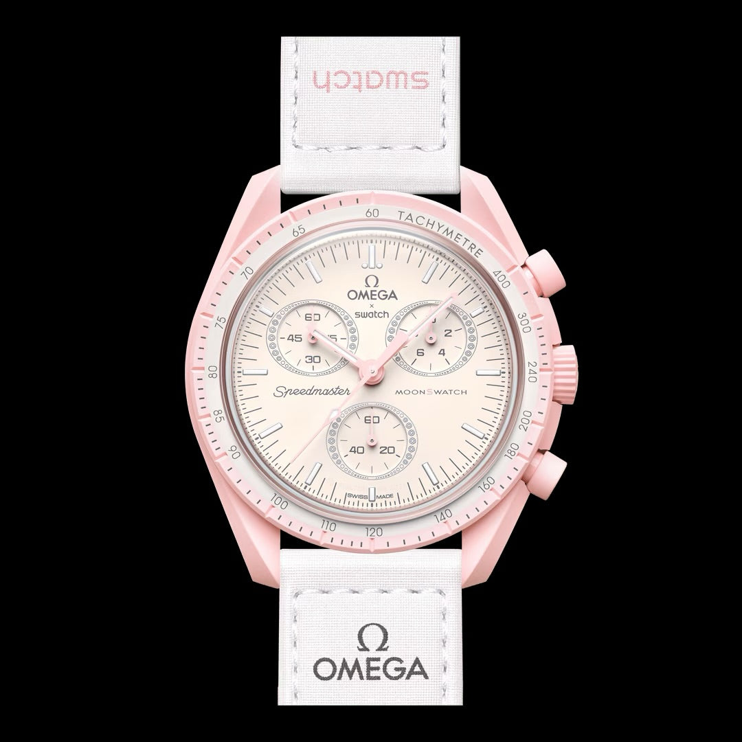 Swatch x Omega Bioceramic Moonswatch Mission to Venus SO33P100 שעון אומגה בשיתוף פעולה עם סווטש