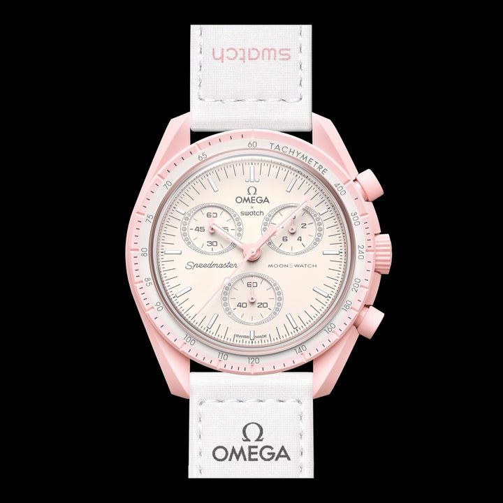 Swatch x Omega Bioceramic Moonswatch Mission to Venus SO33P100 שעון אומגה בשיתוף פעולה עם סווטש
