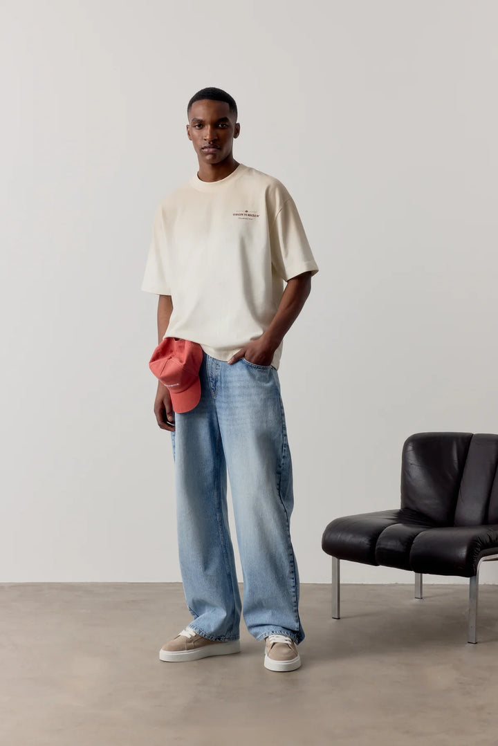 SPRAY WASH COPYRIGHT MULTI GRAPHIC T-SHIRT OFF WHITE