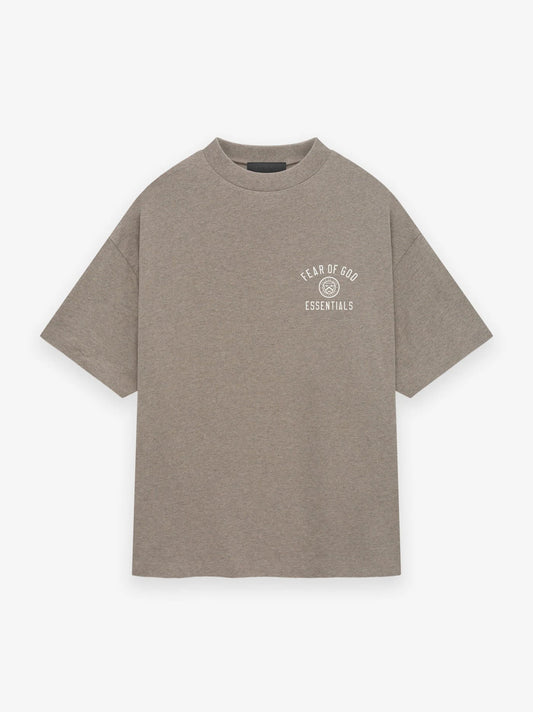 JERSEY CREWNECK TEE HEATHER GRAY