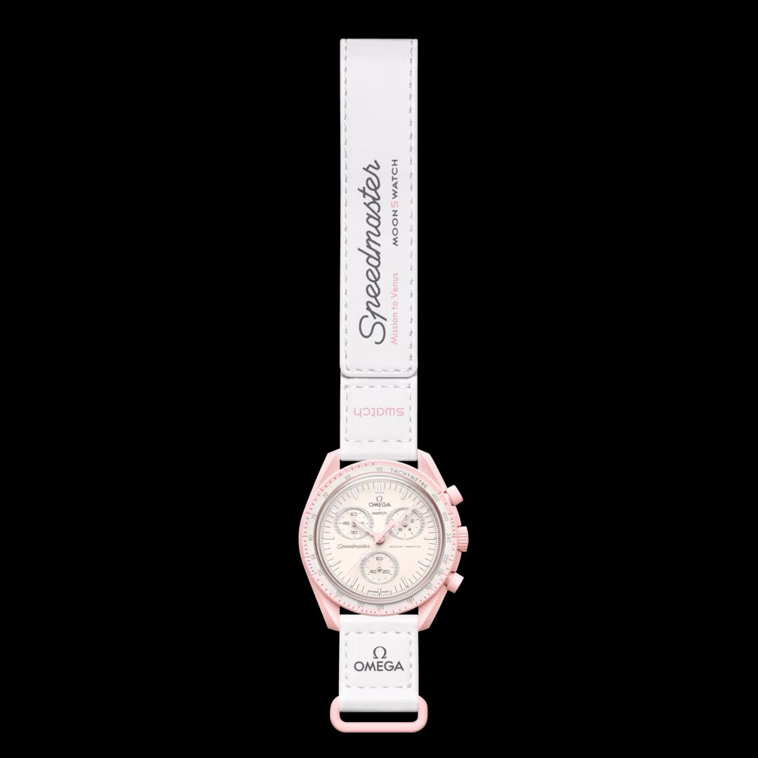 Swatch x Omega Bioceramic Moonswatch Mission to Venus SO33P100 שעון אומגה בשיתוף פעולה עם סווטש