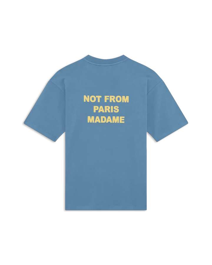 DRÔLE DE MONSIEUR T-SHIRT SLOGAN BLUE