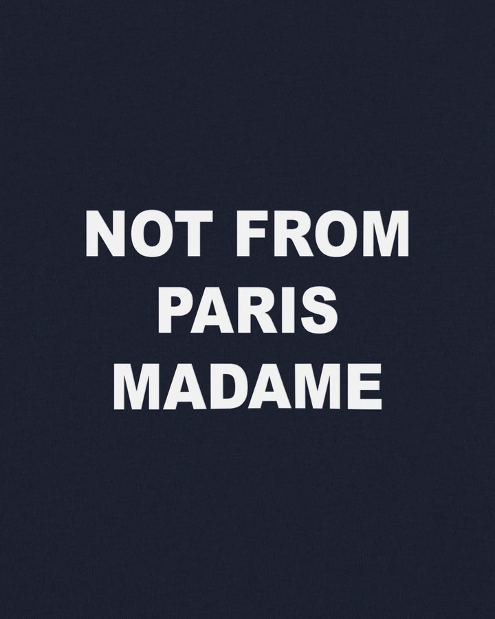 DRÔLE DE MONSIEUR T-SHIRT SLOGAN BLUE MARINE
