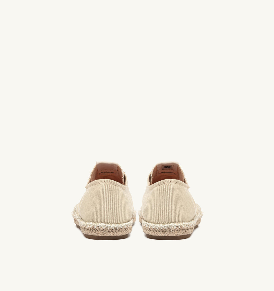 AUTRY SANDY ESPADRILLES IN IVORY CANVAS