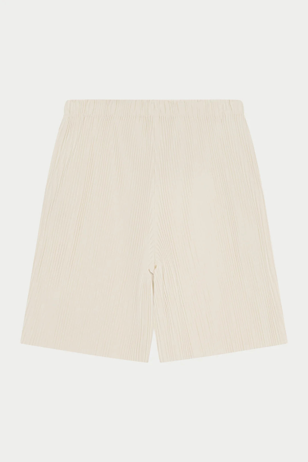 PLISSE SHORTS OFF WHITE