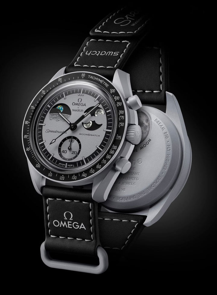 Swatch x Omega Bioceramic Mission To Earthphase SO33M700 שעון אומגה בשיתוף פעולה עם סווטש