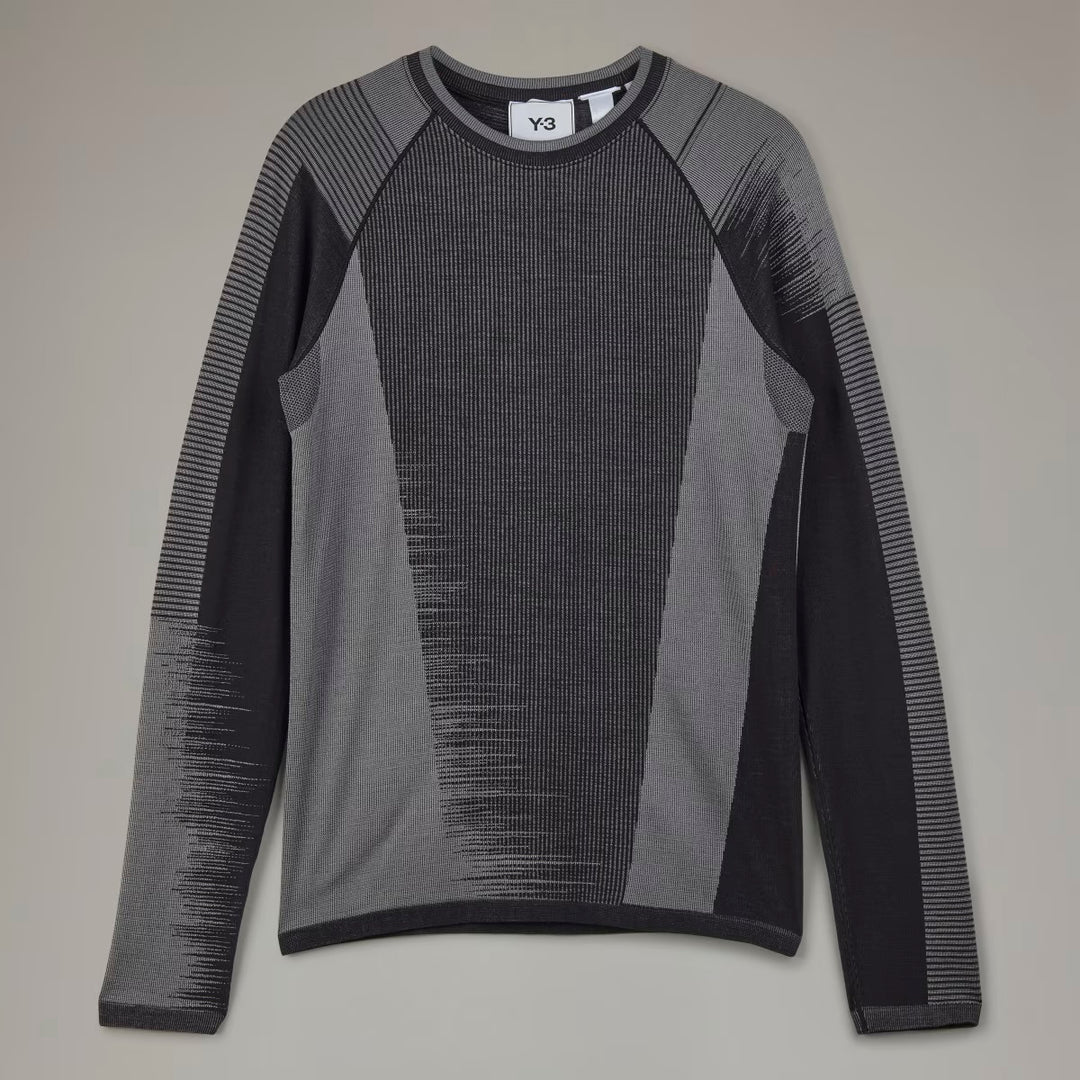 Y-3 ENGINEERED KNIT LONG SLEEVE BASELAYER TEE