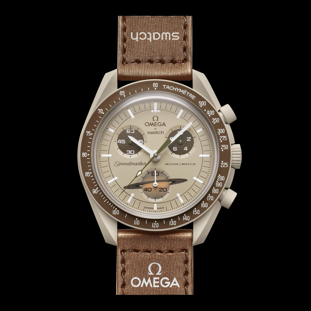 Swatch x Omega Bioceramic Moonswatch Mission to Saturn SO33T100