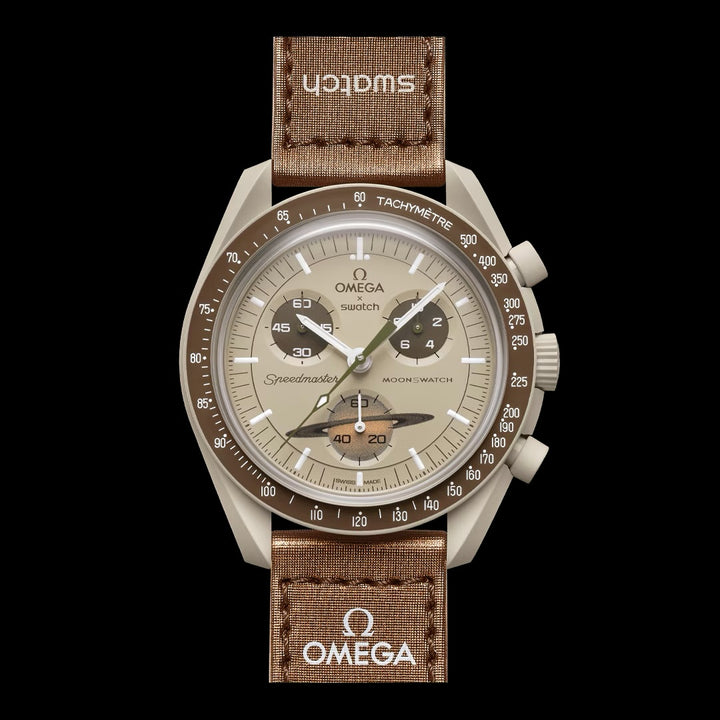 Swatch x Omega Bioceramic Moonswatch Mission to Saturn SO33T100
