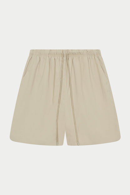 NYLON DRAWCORD SHORTS STONE
