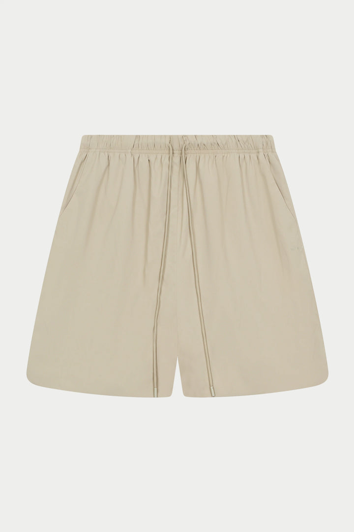 NYLON DRAWCORD SHORTS STONE
