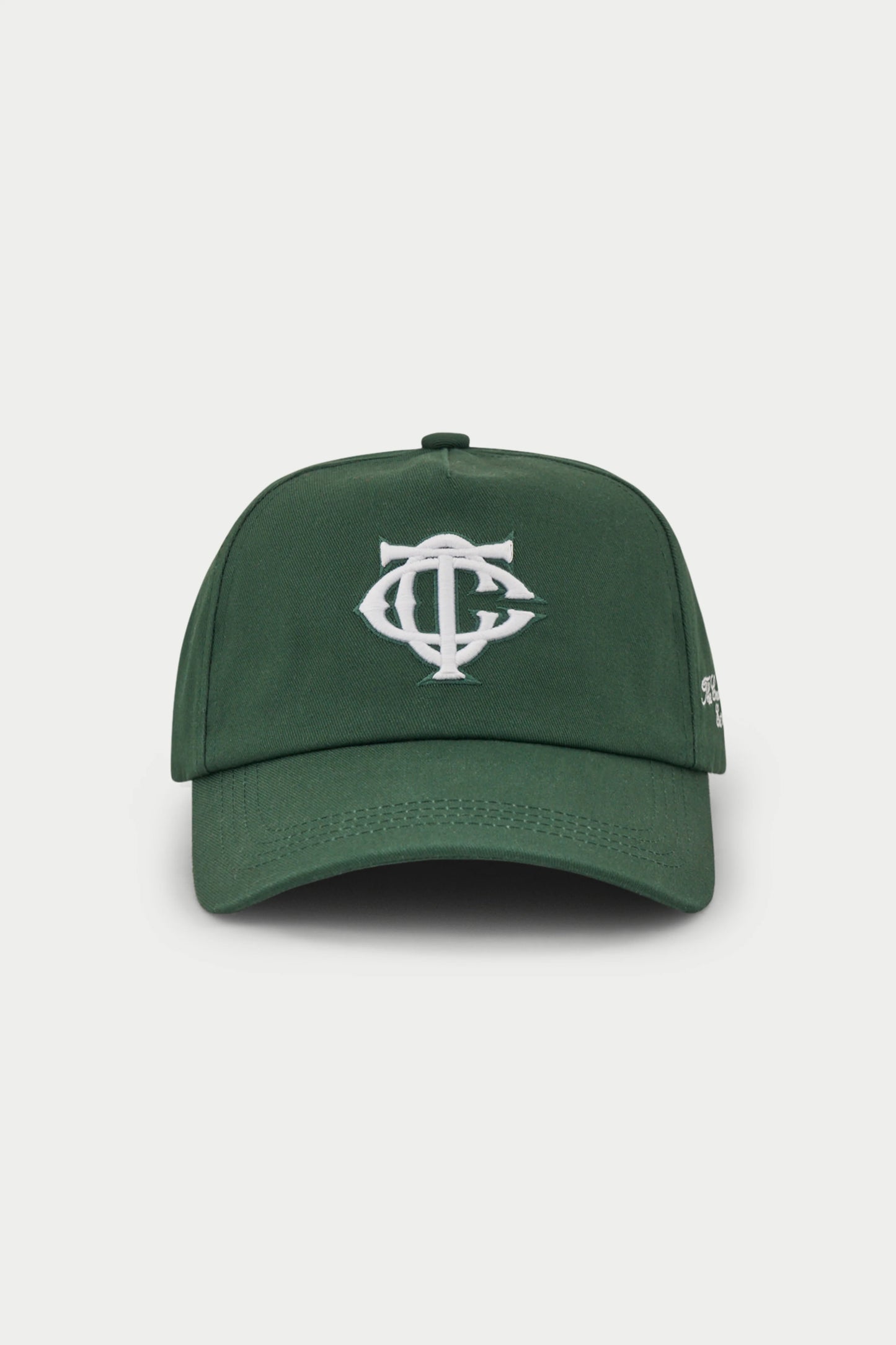 MONOGRAM EMBLEM CAP GREEN