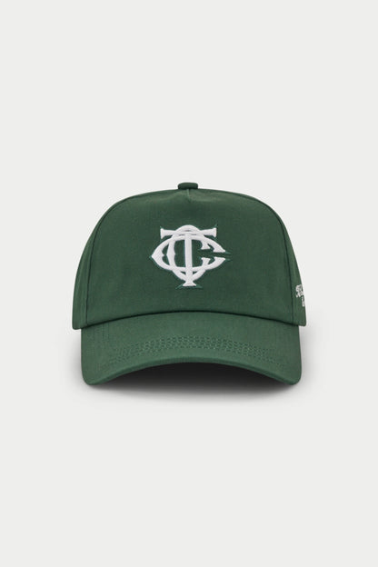 MONOGRAM EMBLEM CAP GREEN