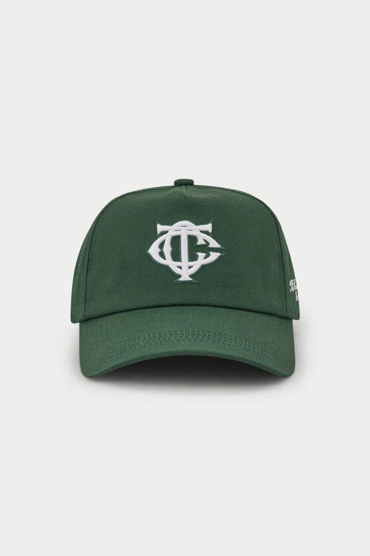 MONOGRAM EMBLEM CAP GREEN