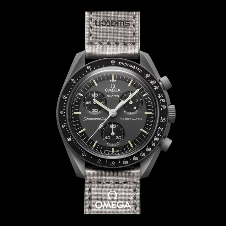 Swatch x Omega Bioceramic Moonswatch Mission to Mercury SO33A100 שעון אומגה בשיתוף פעולה עם סווטש