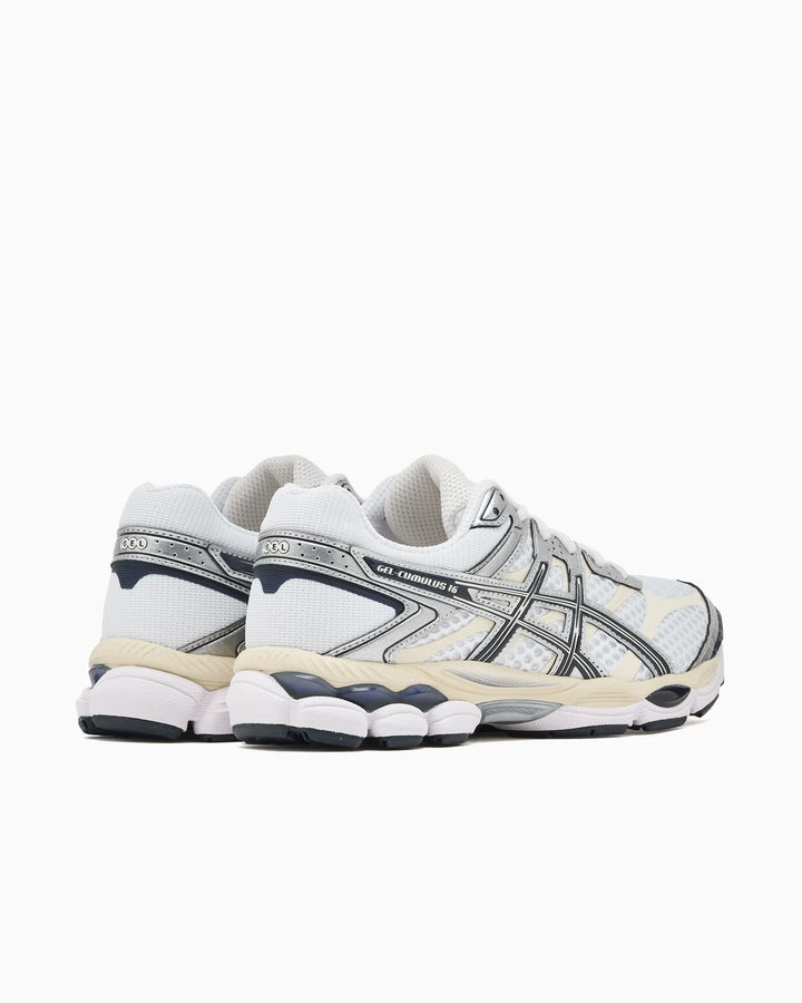 ASICS GEL CUMULUS 16 WHITE MIDNIGHT SNEAKERS