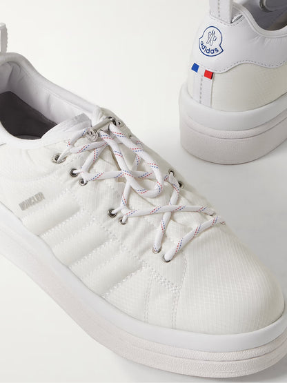 MONCLER GENIUS
+ adidas Originals Campus Leather-Trimmed Quilted GORE-TEX Sneakers