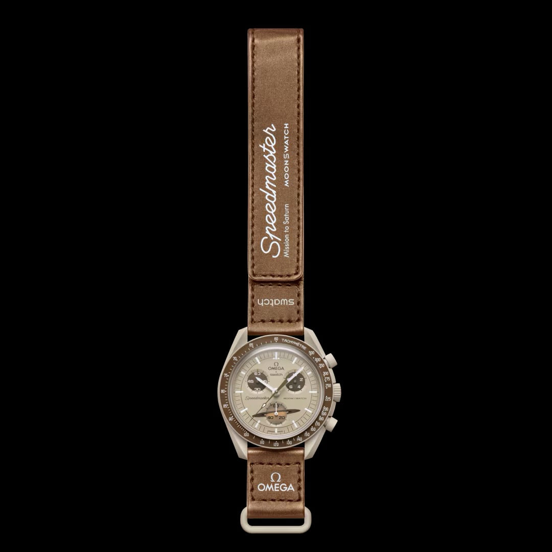 Swatch x Omega Bioceramic Moonswatch Mission to Saturn SO33T100