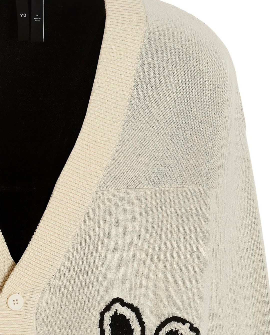 Y-3 Logo jacquard cardigan