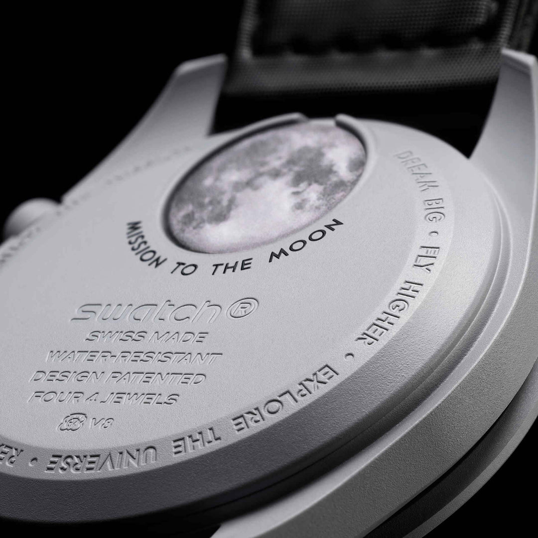 OMEGA X SWATCH MISSION TO THE MOON SO33M100 שעון אומגה בשיתוף פעולה עם סווטש