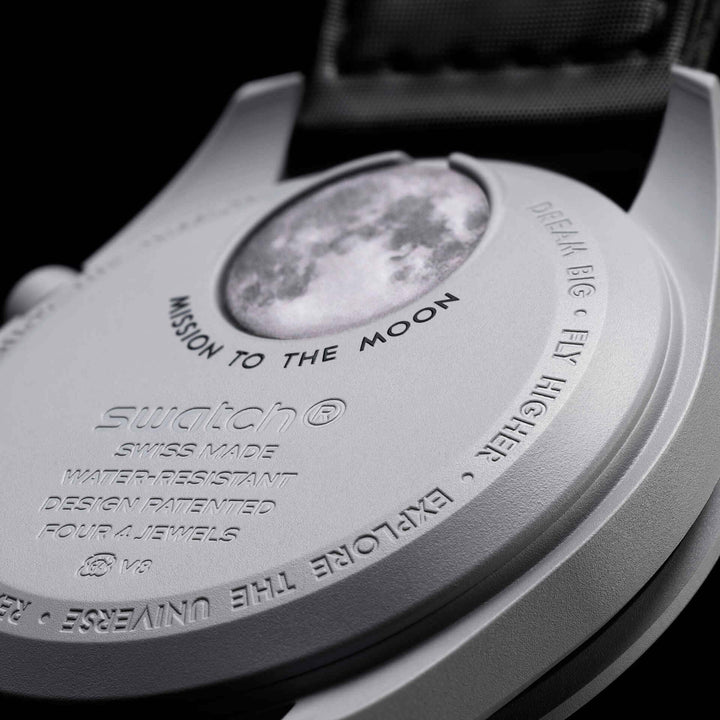 OMEGA X SWATCH MISSION TO THE MOON SO33M100 שעון אומגה בשיתוף פעולה עם סווטש