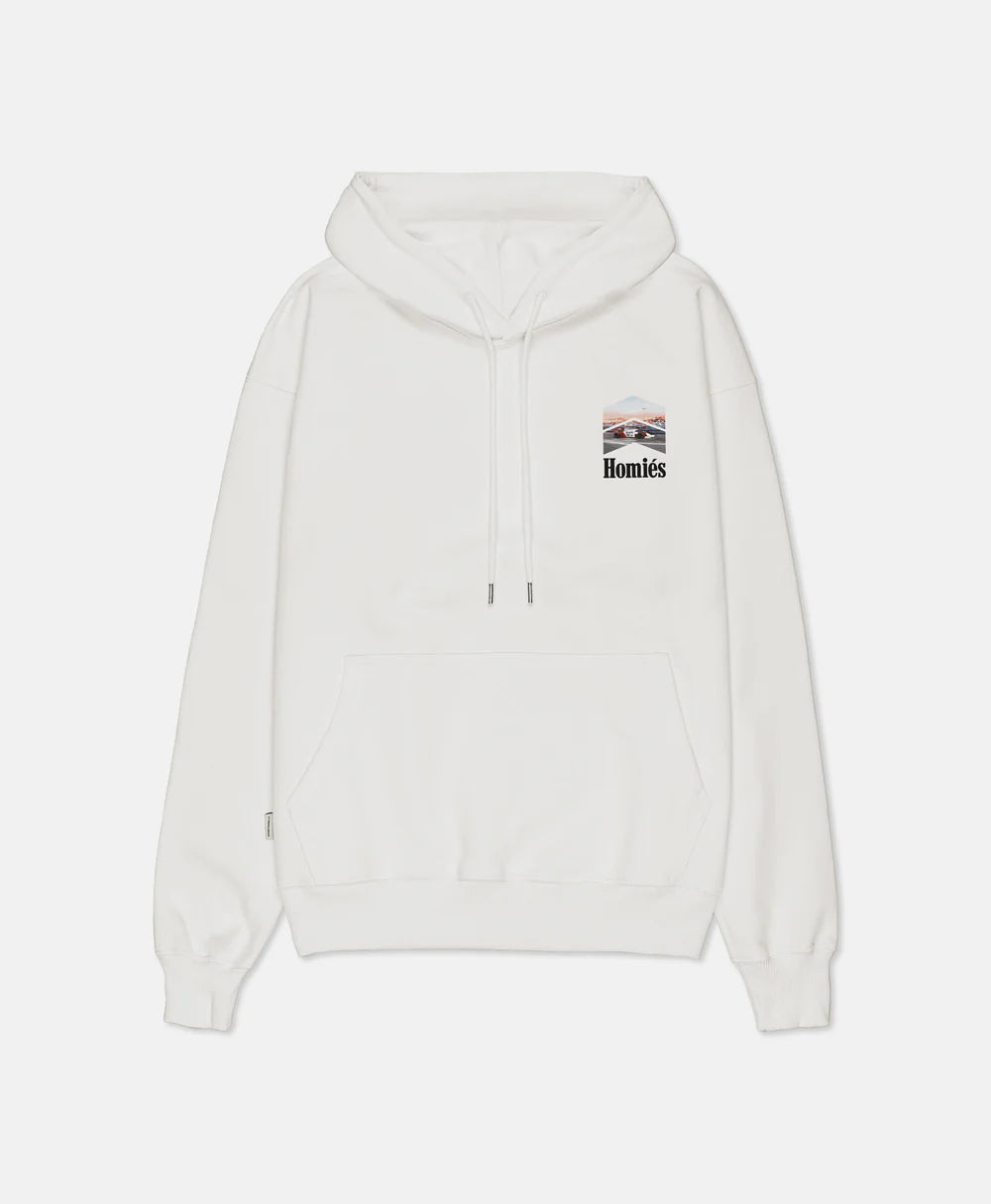 RACING LIMITED HOODIE VINTAGE WHITE