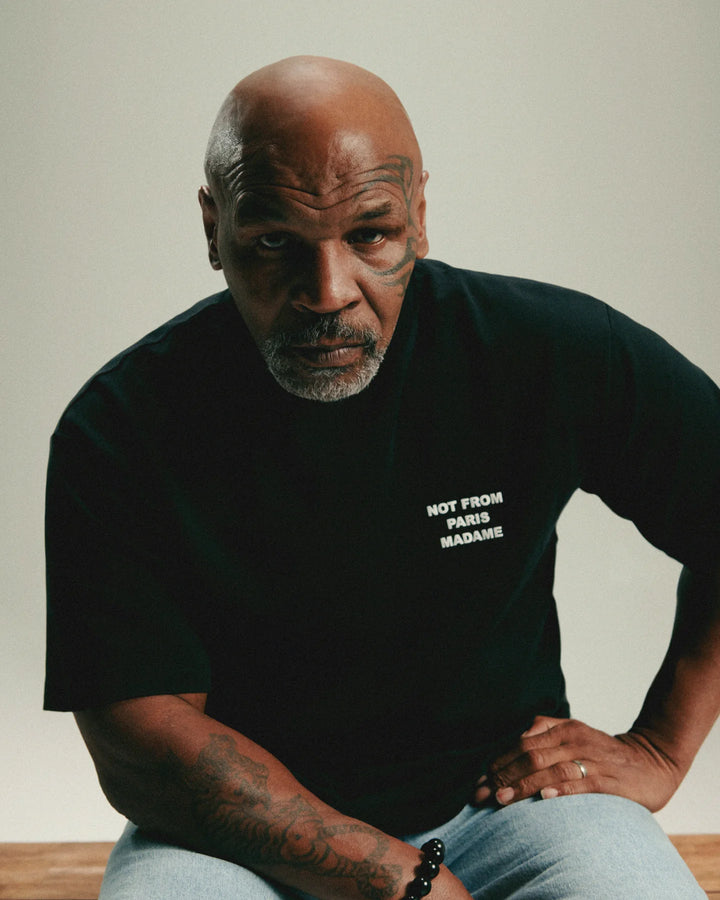 DRÔLE DE MONSIEUR T-SHIRT SLOGAN NOIR