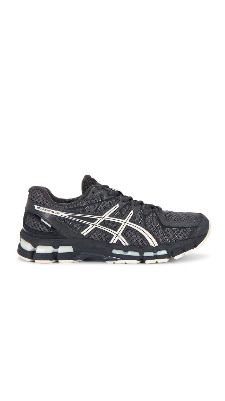 ASICS GEL-KAYANO 20 OBSIDIAN GREY OATMEL סניקרס ג׳ל קיאנו 20