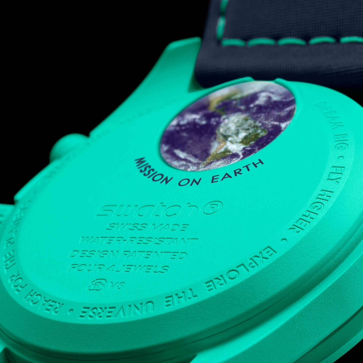 OMEGA X SWATCH MISSION ON EARTH - POLAR LIGHTS SO33L103 שעון אומגה בשיתוף פעולה עם סווטש