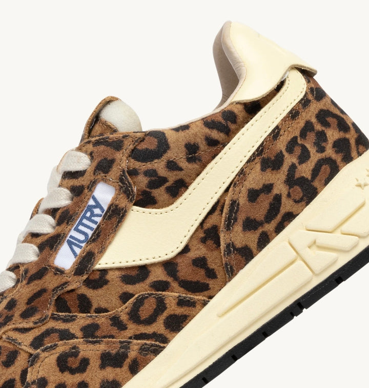 AUTRY SNEAKERS
REELWIND LOW SNEAKERS IN LEOPARD SUEDE AND RUTABAGA LEATHER WWLW - UJ02
