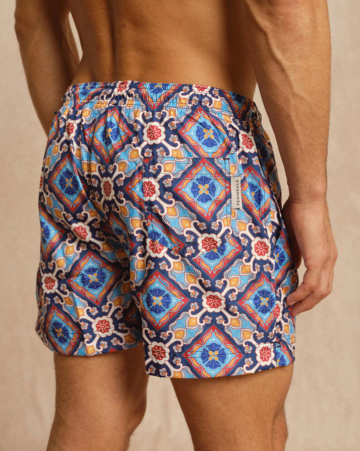 PENINSULA MEN'S POSITANO SWIM SHORTS NAVY