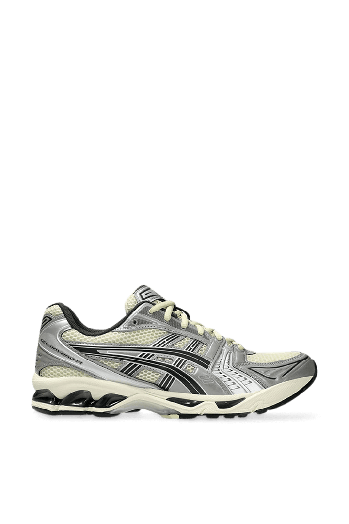 ASICS GEL KAYANO 14 UNISEX OYSTER WHITE STEEPLE GREY סניקרס ג`ל קיאנו 14 יוניסקס