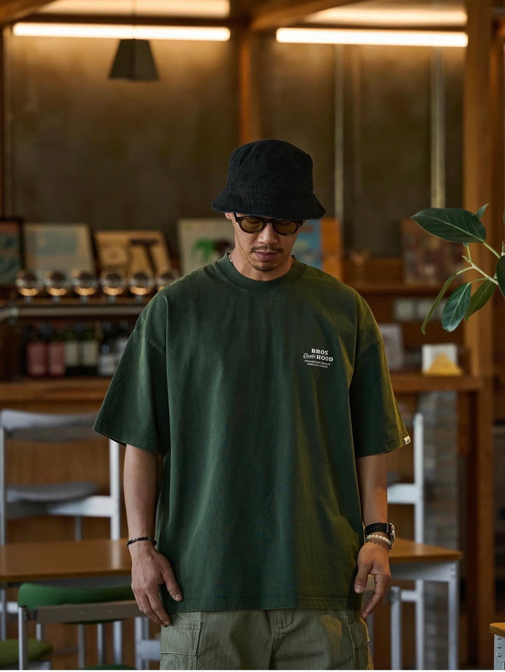 BROSHOOD SS26 TEE GREEN