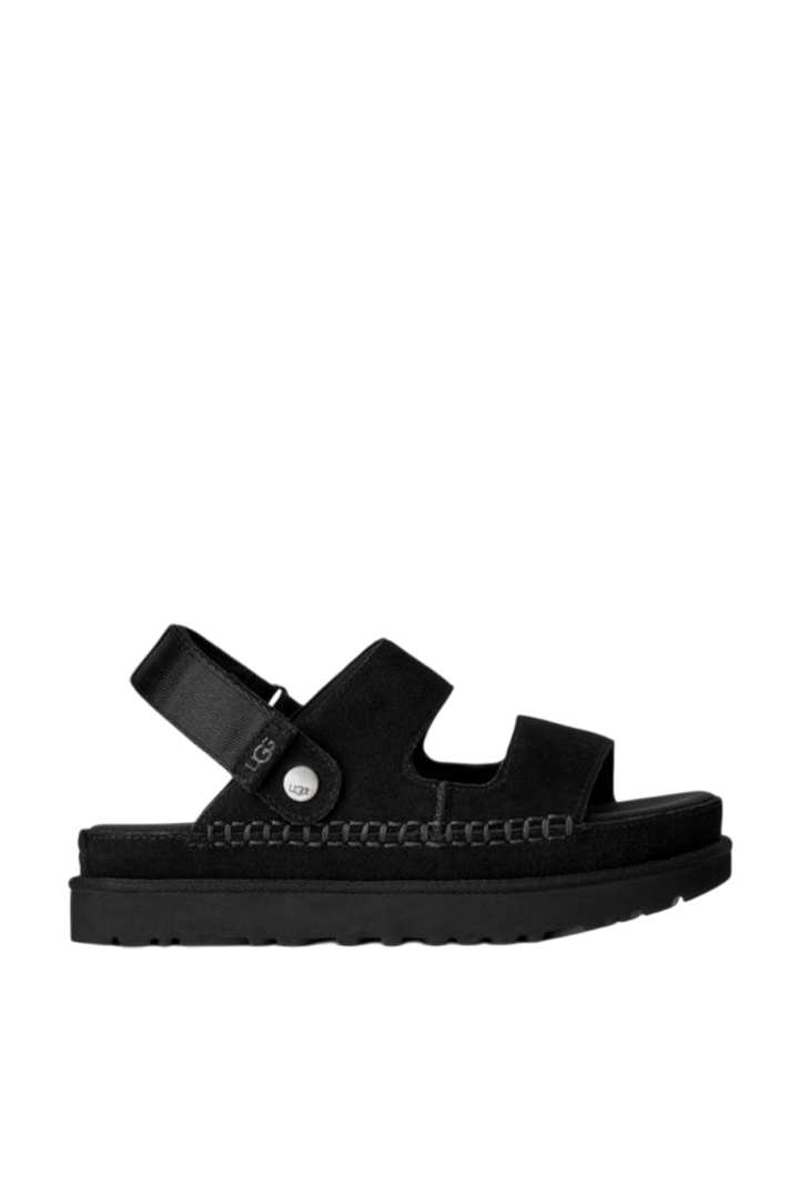 UGG GOLDENSTAR BLACK סנדלי גולדן סטאר שחורות
