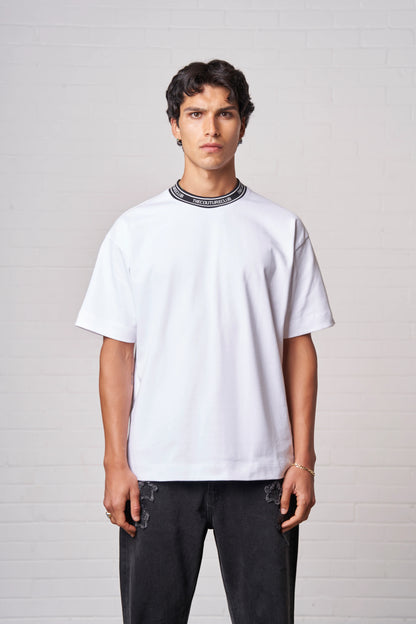 JACQUARD COLLAR T-SHIRT