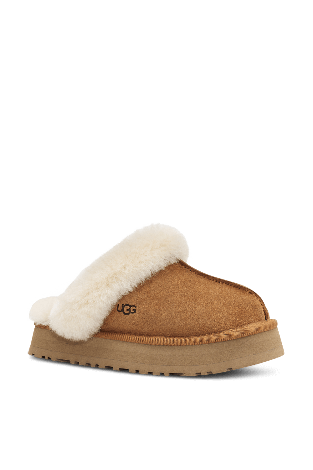UGG WOMEN'S DISQUETTE CHESTNUT כפכפי נשים דיסקוטה חום
